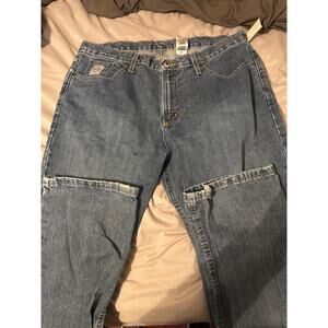 Cinch Jeans Mens 38x34 Blue Straight Western Work‎ Wear Cowboy Ranch White Tag